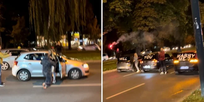 Mladić zaprosio djevojku nasred ulice u Sarajevu: Prepriječio joj put s tri auta i zaustavio saobraćaj 