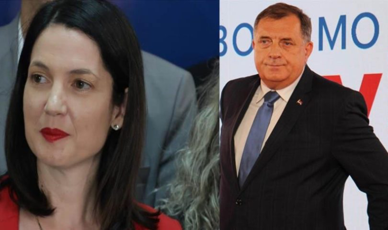 Dodik ima ubjedljvo više glasova od Jelene Trivić