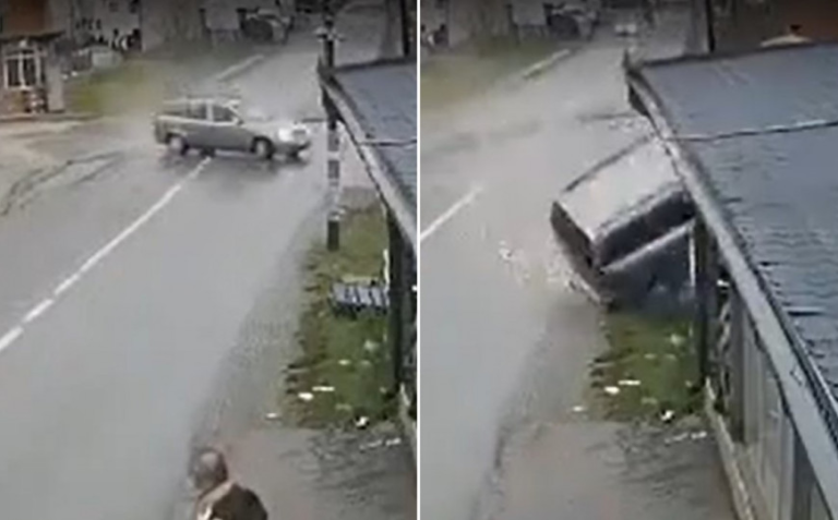 Automobilom uletio u prodavnicu, povrijeđene tri osobe (VIDEO)