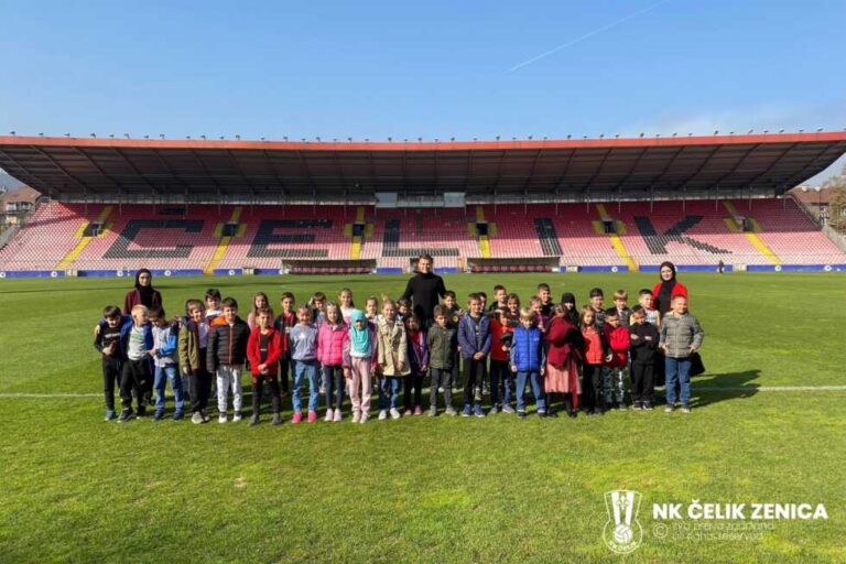 Posjeta vrtića, predškolskih ustanova, osnovnih i srednjih škola stadionu Bilino polje