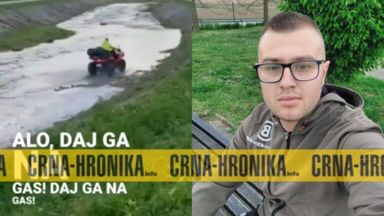 POGLEDAJTE VIDEO IZ ZENICE: Koritom Babine rijeke vozio quad