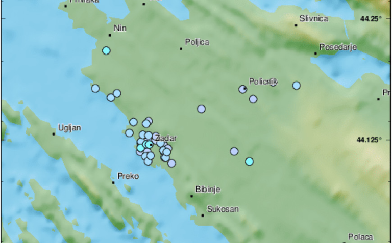 Zemljotres kod Zadra: “Jaki tutanj i trešnja, zatresli se vrata i prozori”