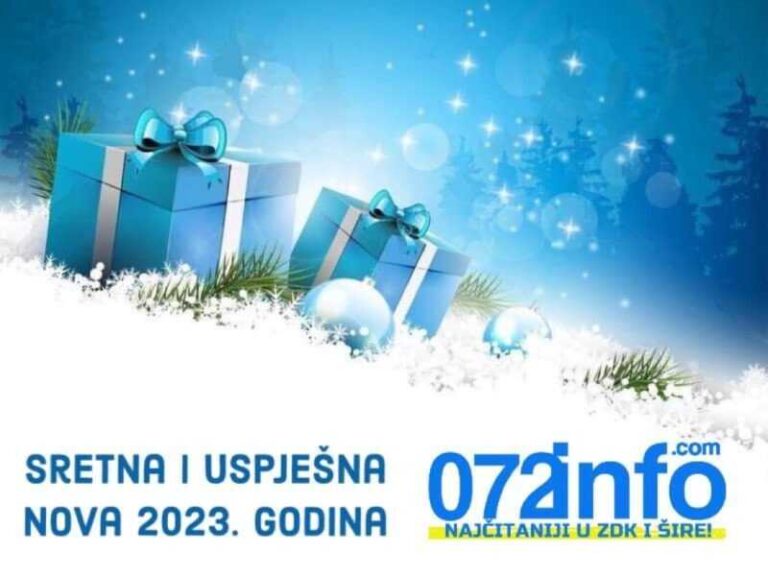 SRETNA NOVA GODINA: Sve najbolje u 2023. želi vam 072INFO Team!