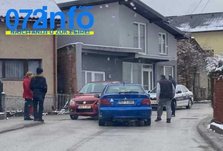 Sudar dva automobila, policija na licu mjesta