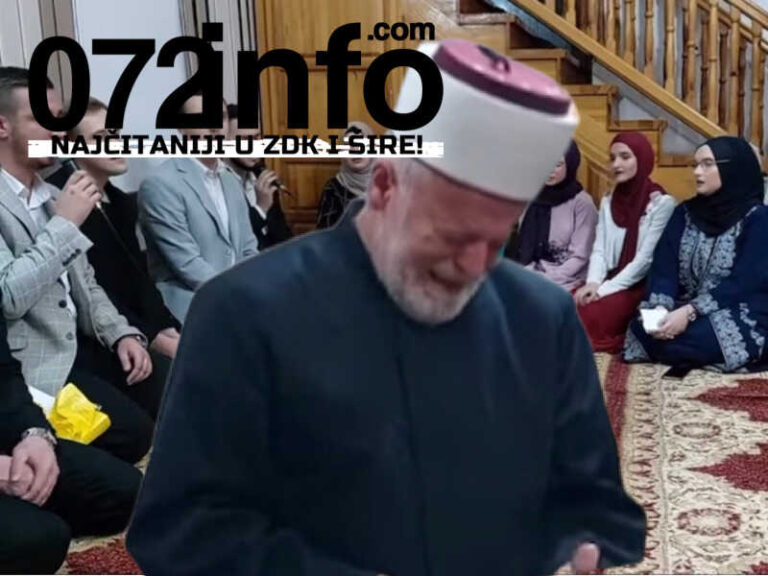 Emotivne scene u Gornjoj Zenici: Mjesni imam ef. Ramović plačući pao na sedždu (VIDEO)