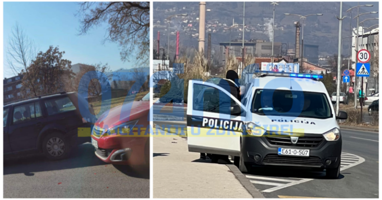 Saobraćajna nesreća na zeničkom GGM-u, policija na licu mjesta