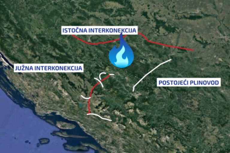 BiH “razapeta” između dvije gasne interkonekcije