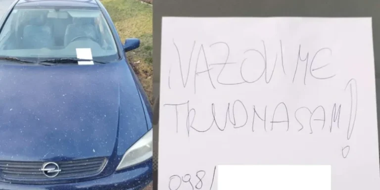 Vozača dočekala šok poruka na automobilu: “Nazovi me, trudna sam”!