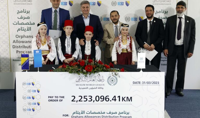 Liga muslimanskog svijeta dodijelila 2.253.096,41 KM novčane pomoć za jetime u BiH