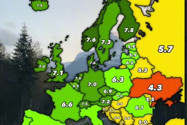 Ko su najsretniji, a ko najnesretniji stanovnici Evrope?