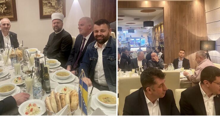 Tešanjski privrednici organizovali iftar, među gostima i državni ministri Hurtić i Helez