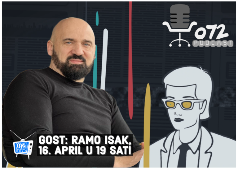 Ramo Isak gost novog izdanja 072PODCAST, očekujemo vaša pitanja 