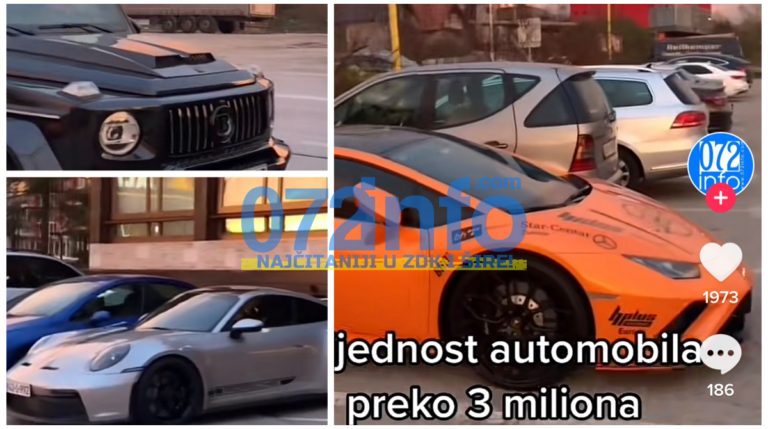 KAO U FILMOVIMA: Pogledajte kakvim se automobilima u Zenici dolazi na iftar, vrijednost preko 3 miliona  (VIDEO)