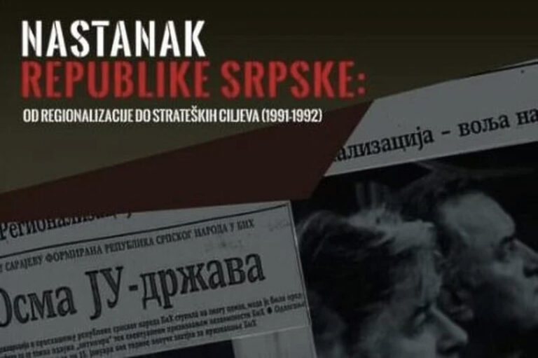 Nastanak Republike Srpske: Kako se naučnim pristupom obračunati sa prekrajanjem historije