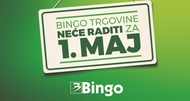 U Bingo trgovinama neradno na Međunarodni praznik rada