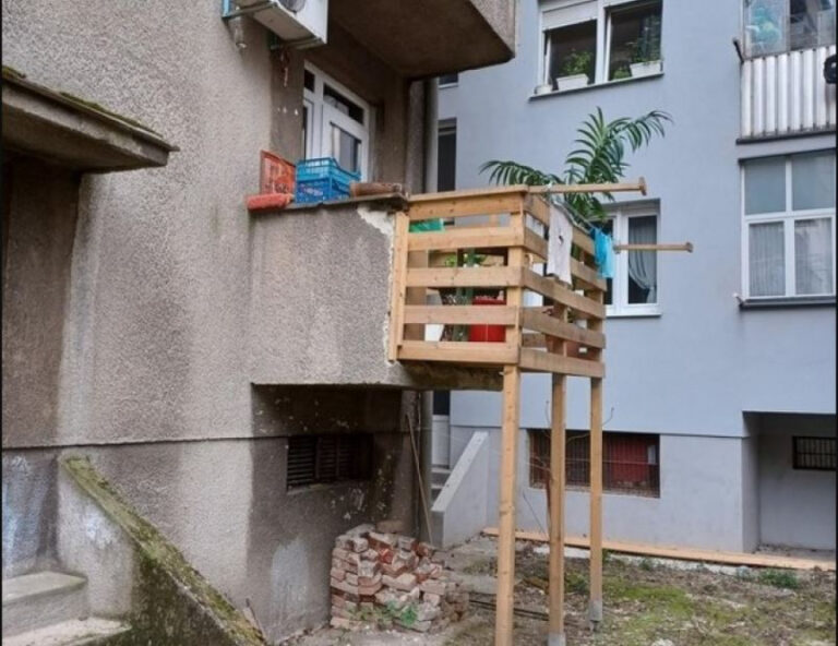 OGLASILA SE INSPEKCIJA: “Srušit ćemo balkon koji je nadogradila penzionerka”