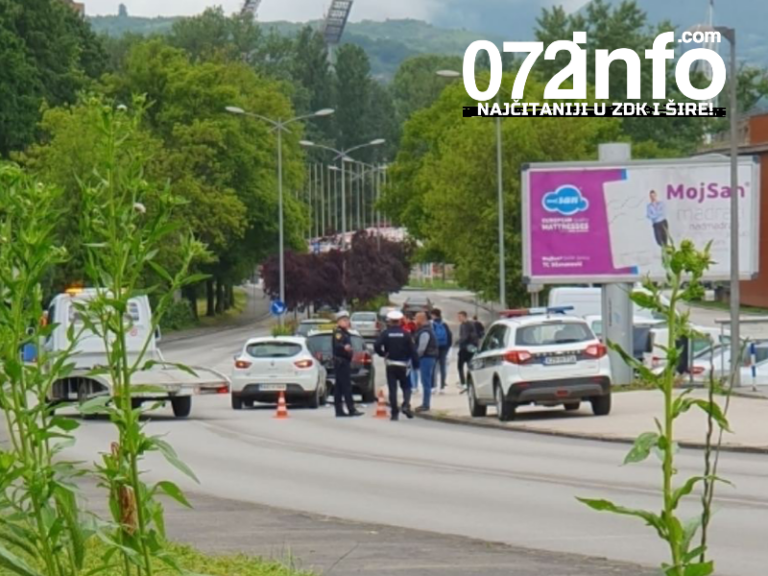 Sudar kod zeničke “Arene”, policija na licu mjesta