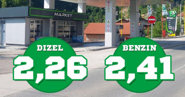 NOVA BENZINSKA PUMPA U BIH: Dizel 2,26 KM, benzin 2,41 KM