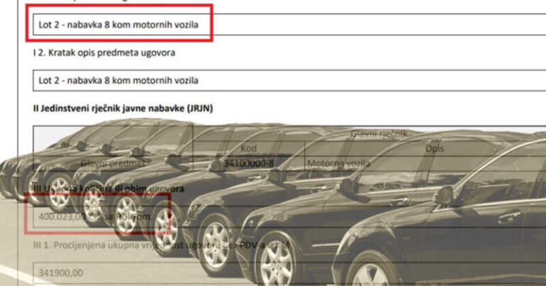 OSA nabavlja 18 vozila za 860.000 KM, prije 5 godina na vozila potrošili 411.000 KM