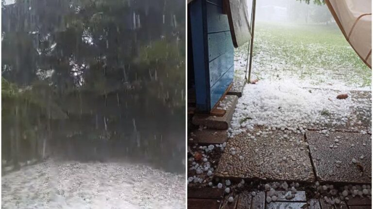 Nevrijeme pogodilo Sloveniju, padala tuča