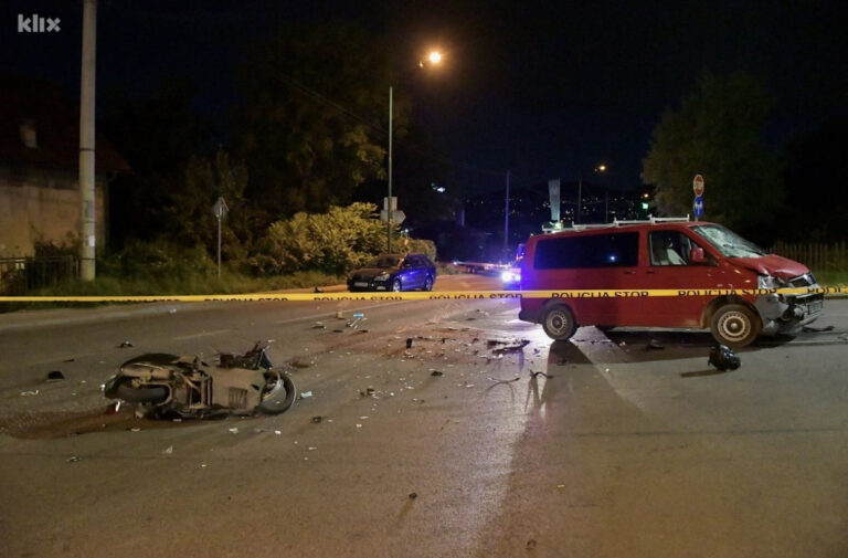 TEŠKA NESREĆA U BiH: Poginuo motociklista (FOTO)