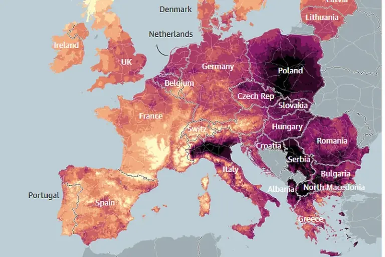 Gotovo čitava Evropa udiše otrovan zrak, ali je na Balkanu možda i najgore