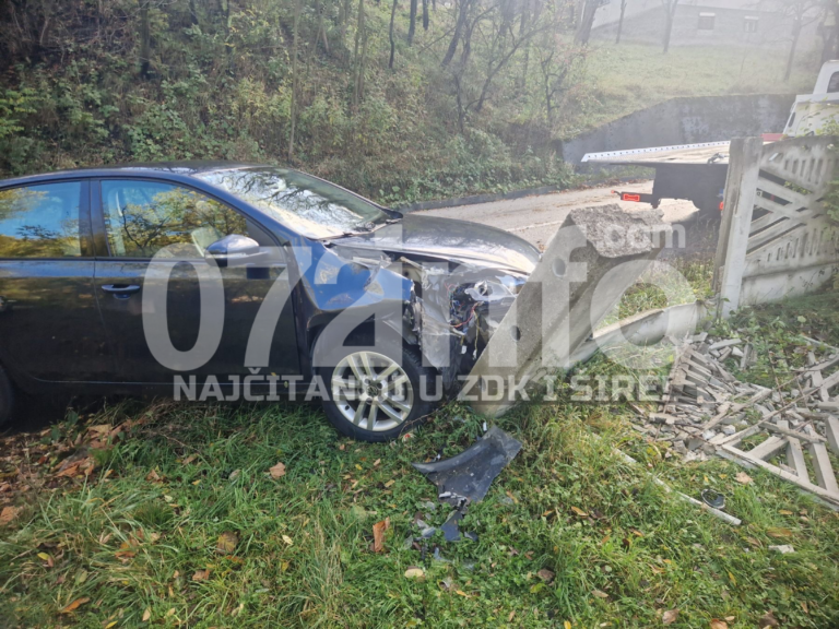 Nesreća u Čajdrašu kod Zenice: Izgubio kontrolu nad vozilom i zabio se u bankinu