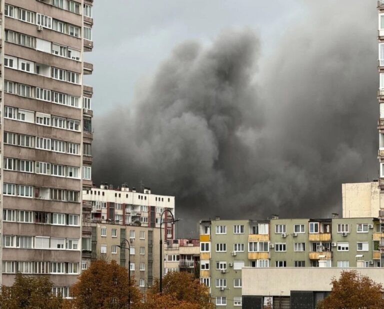 Požar u sarajevskom naselju Otoka, vatra zahvatila dio pijace “Kvadrant”