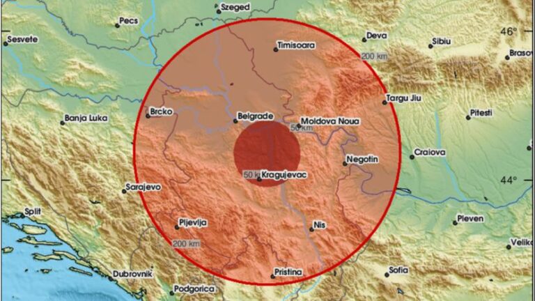Jak zemljotres pogodio Srbiju