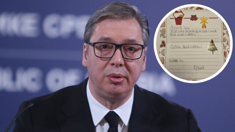 Aleksandar Vučić objavio novogodišnje pismo i želju sina: “Dragi tata…”