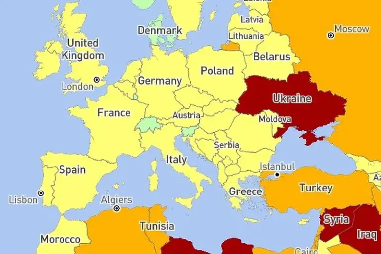 Objavljena mapa najrizičnijih zemalja za putovanje u 2024. godini: Kakvo je stanje u BiH