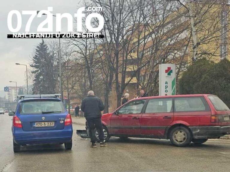 ZENICA: Sudar dva automobila