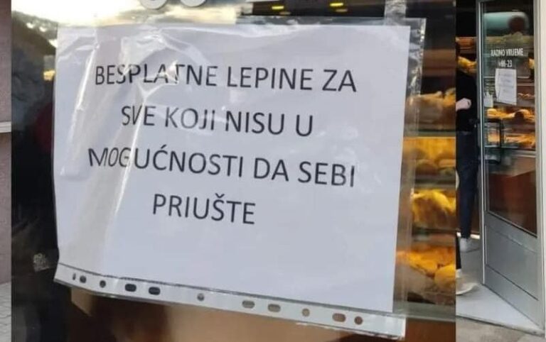 Gazda pekare iz Jelaha poklanja lepine svima koji nisu u mogućnosti da ih kupe