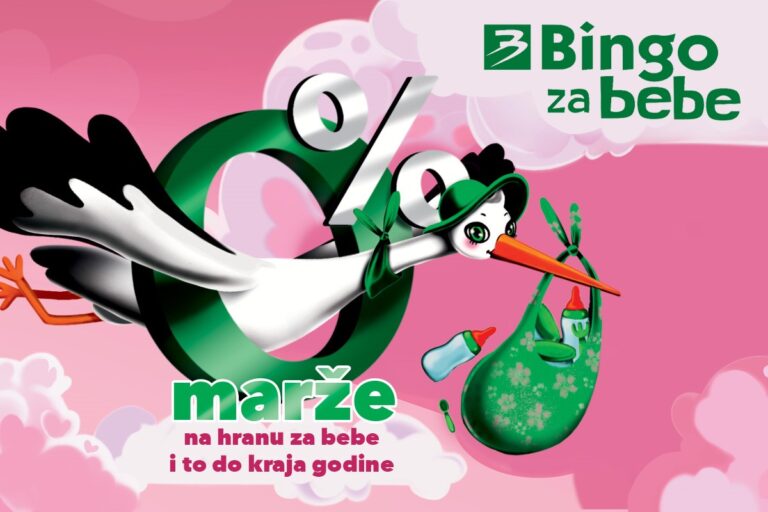 Jedinstvena akcija “Bingo za bebe“ se nastavlja – 0% marže na hranu za bebe