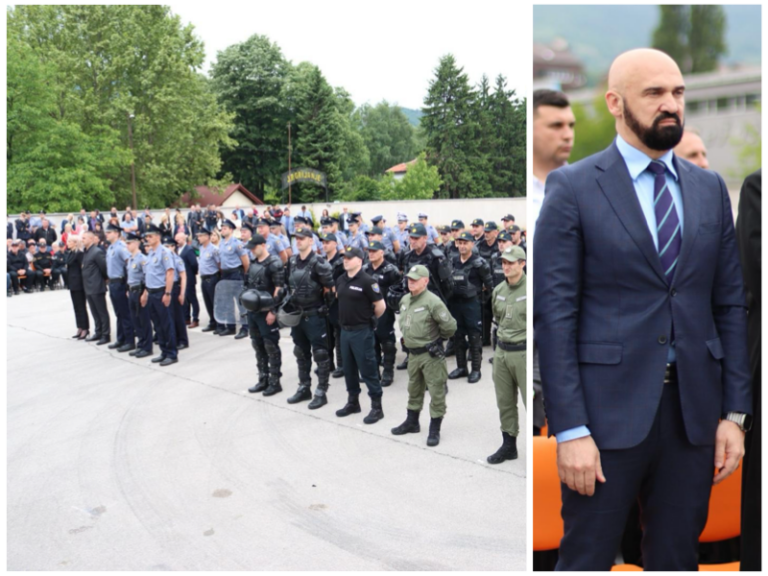 Ministar Isak na centralnoj svečanosti povodom Dana Policije MUP-a ZDK-a