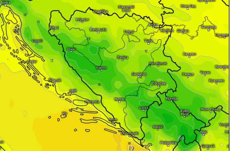 Ušli smo u period nestabilnog vremena, od četvrtka pad temperature i nepovoljni biometerološki uslovi