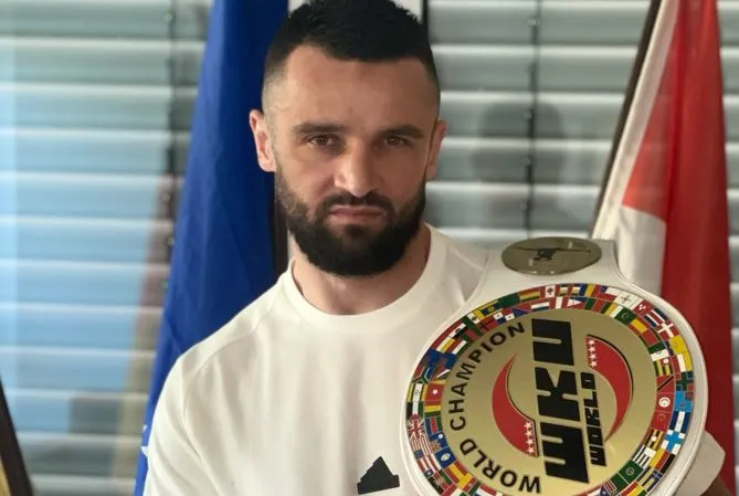 Mesud Selimović, svjetski prvak u kickboxu: Ponosno nosim titulu najboljeg u BiH