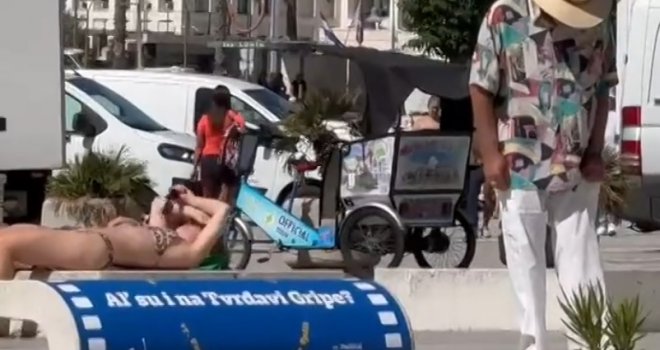 Djevojke se raskomotile, pa ponašanjem šokirale komšije: Hoće li neko naučiti turiste da ovo nije plaža?