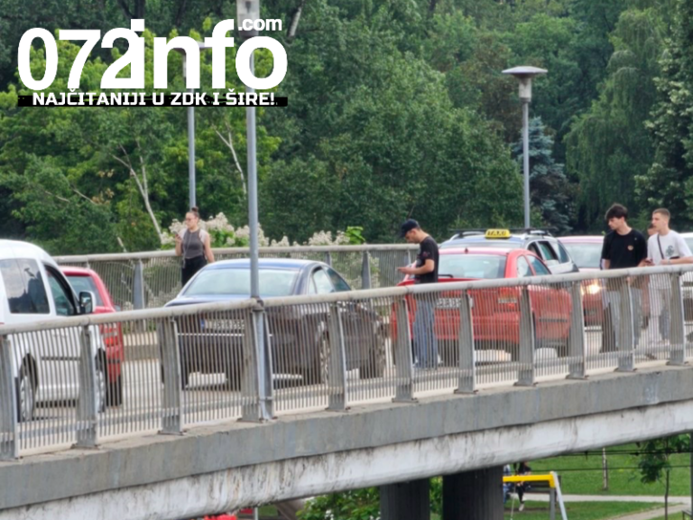 Saobraćajna nesreća u Zenici, policija na licu mjesta