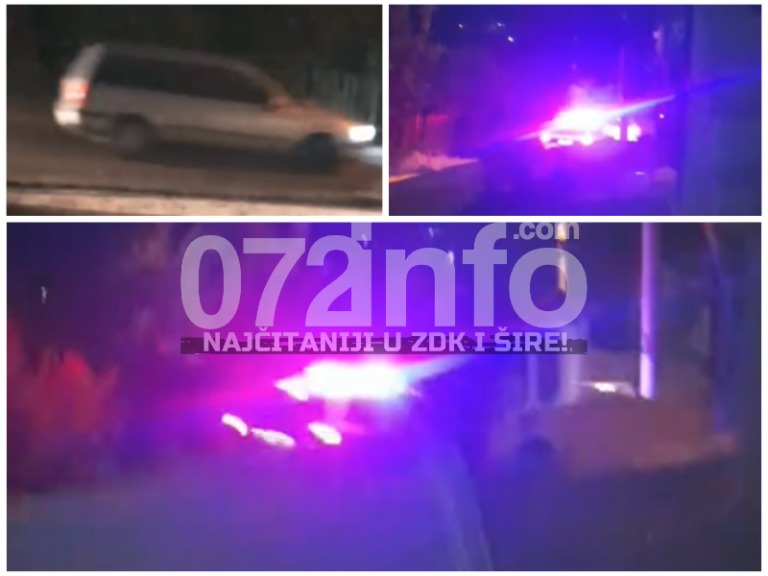 POLICIJSKA POTJERA U ZENICI: Passat bježi od policije (VIDEO)