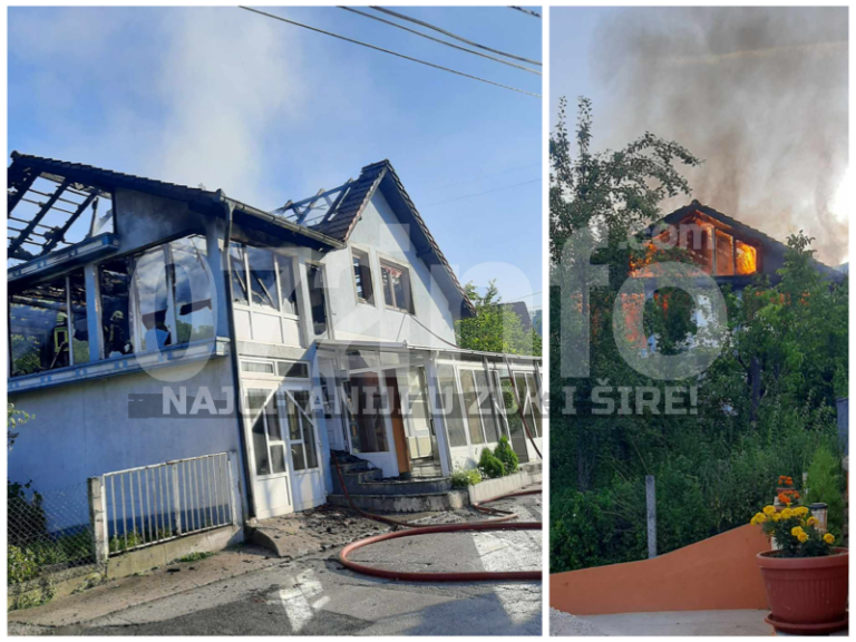 Buknuo veliki požar u Zenici: Zapalila se kuća