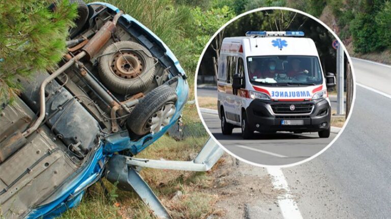 Muškarac izgubio kontrolu nad automobilom, sletio s ceste i prevrnuo se: Nije mu bilo spasa, suvozač teško povrijeđen