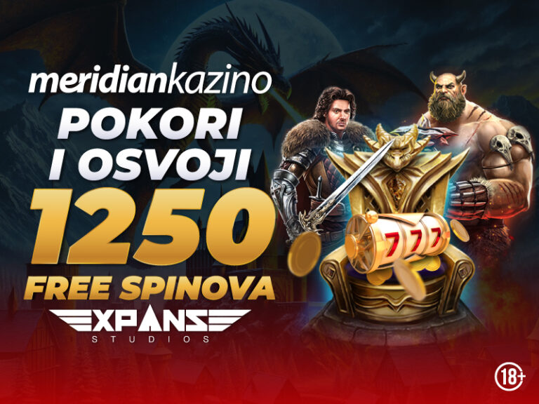 Meridian kazino: Ne propusti bitku za tron i 1.250 free spinova