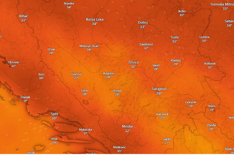 Od sutra počinje toplotni talas koji će potrajati desetak dana: Visoko UV zračenje uz saharski pijesak