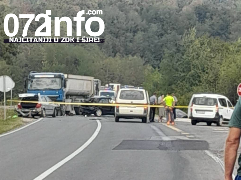 Krš i lom na M-17 kod Žepča: Saobraćaj obustavljen, ima povrijeđenih (FOTO)