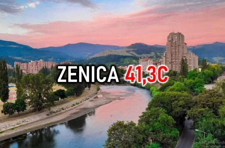 REKORD: U Zenici danas izmjereno 41,3°C