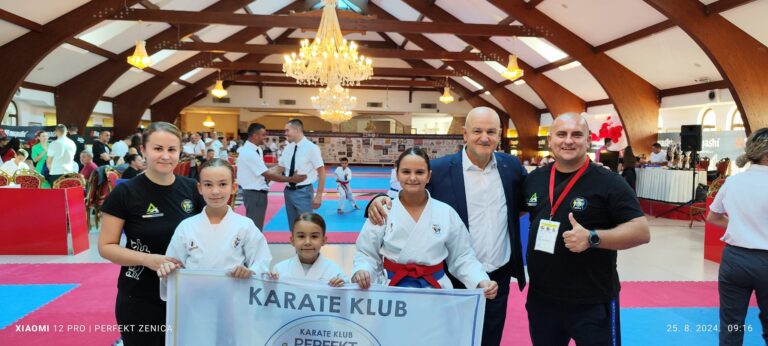 KK Perfekt Zenica: Ejna Bešo osvojila dva zlata na Međunarodnom karate turniru “Bijeljina Open – Noć šampiona”