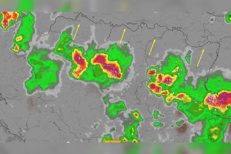 NOVO | Osvježenje stiže u sve krajeve: Kiša i grmljavina večeras širom Bosne i Hercegovine