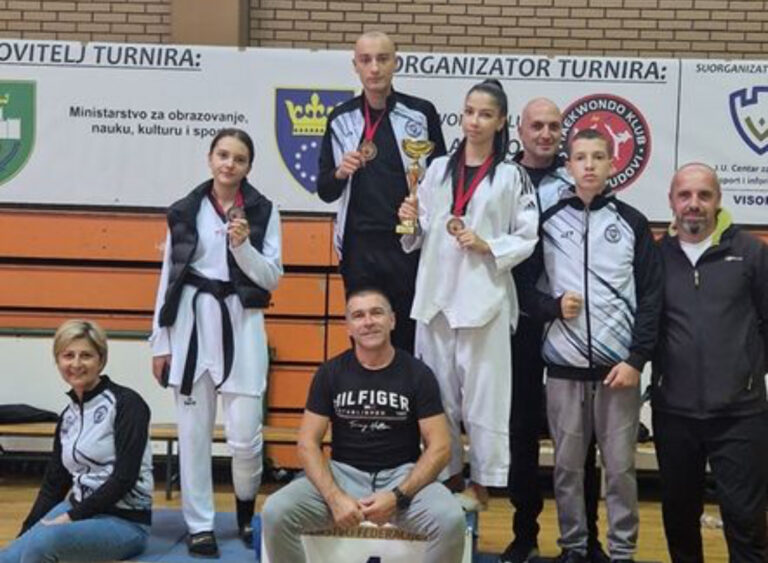 Zapažen uspjeh Taekwondo kluba “KWON” Klopče na međunarodnom turniru Visoko OPEN