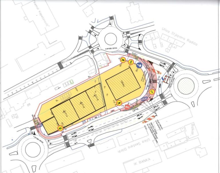 OBAVJEŠTENJE o izmjenama regulacije saobraćaja zbog izgradnje stambeno-poslovnog objekta “Trg Rudara” u Zenici